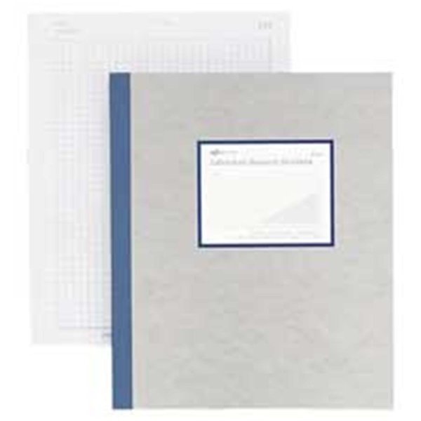 Rediform Office Products Lab Notebook- W-out Carbon- 4x4 Quad- 200 Shts- 9-.25in.x11in.- Brown RE463224